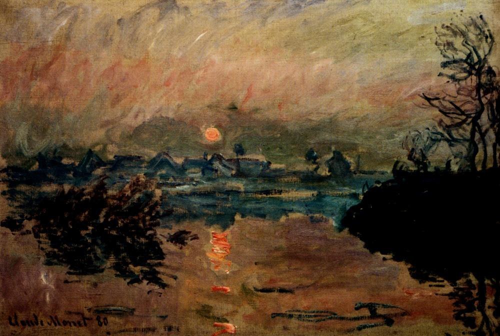 Claude Monet Sunset